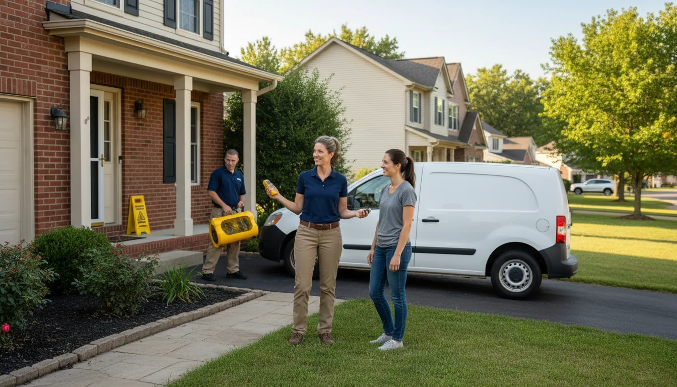 Residential water damage restoration in Wellington, NV